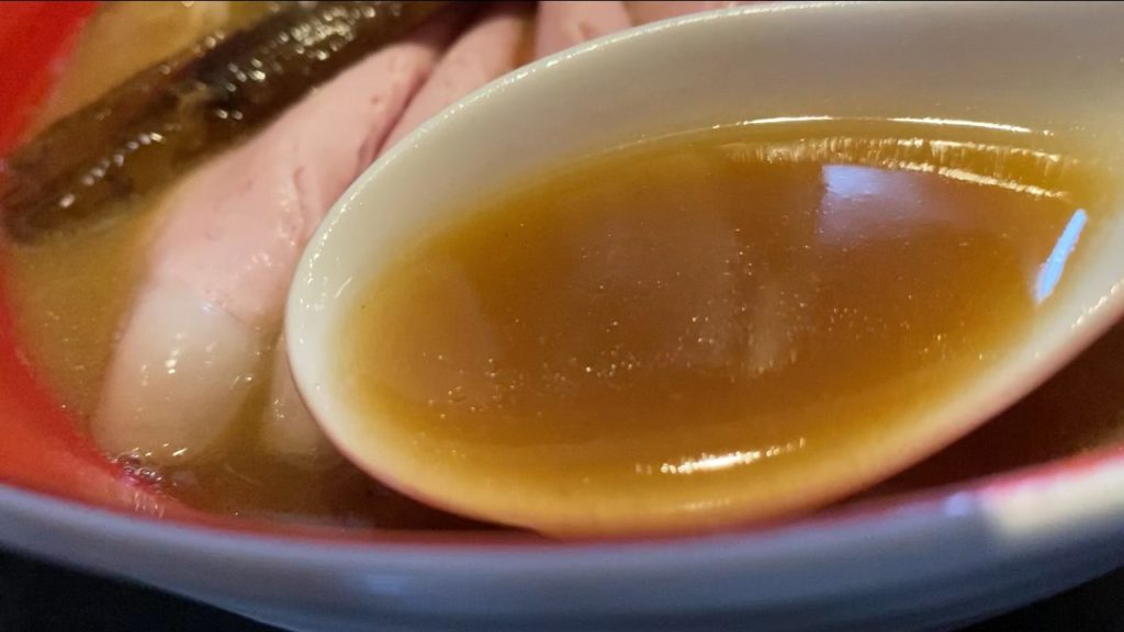 魚介豚骨醤油スープ